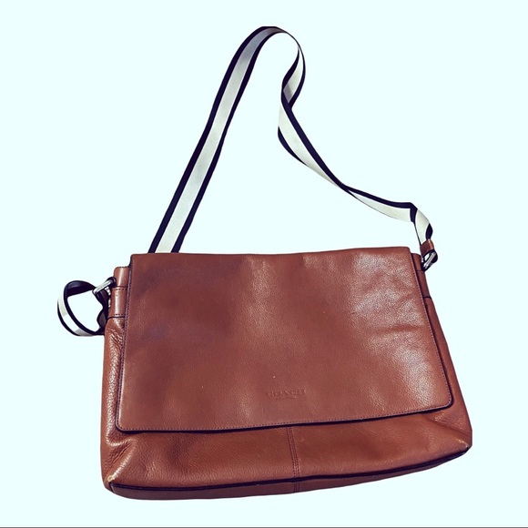 Genuine Leather Coach CEO bag for laptop and more